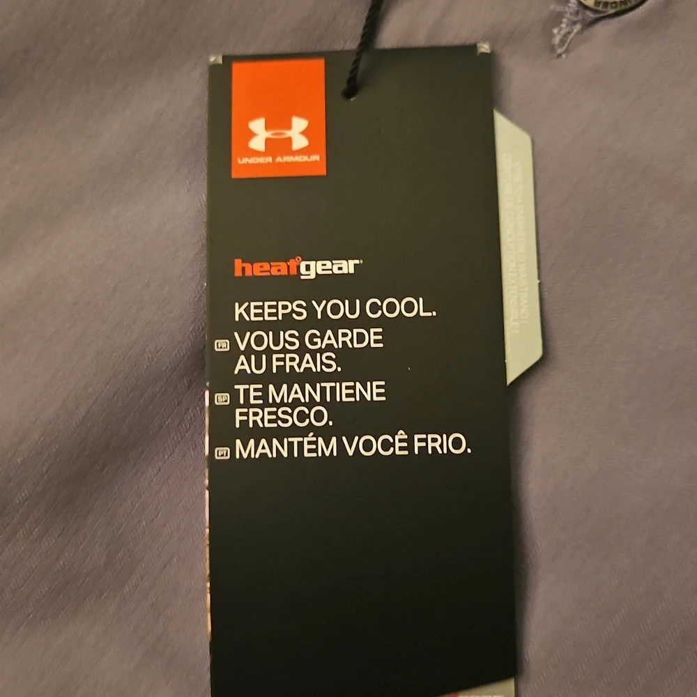 Under Armour HeatGear Golf Shorts – Gray, NWT, Size 40